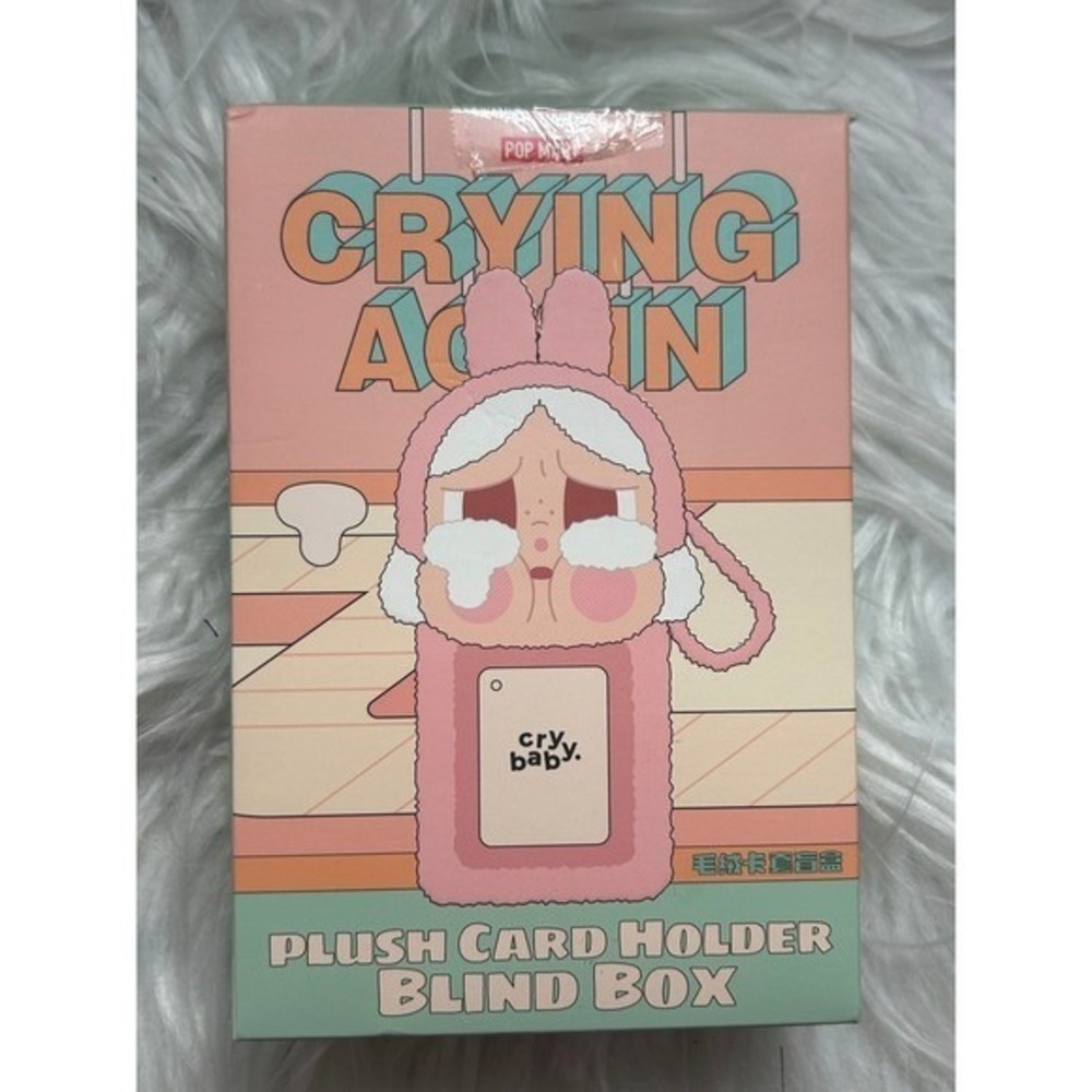 POP MART CRYBABY Crying Again Blind Box Plush Card Holder